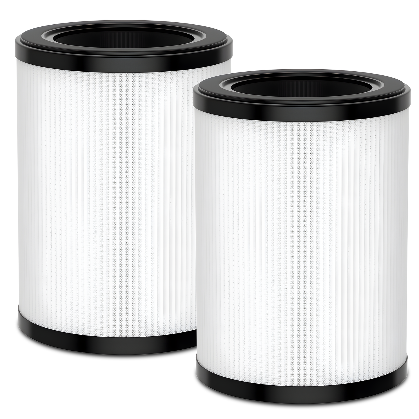 VNIUP® 2-Pack Replacement Filters for ZQA-6000A, H14 HEPA and Activated Carbon