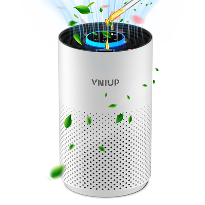 Air purifier with VNIUP branding on a white background