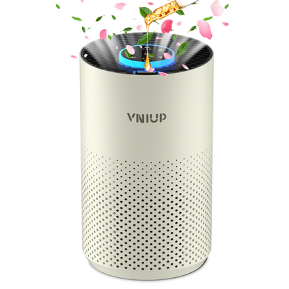 Purificador de aire HEPA VNIUP® ZQA4000C H14 para el hogar, habitaciones grandes de hasta 1095 pies cuadrados para mascotas