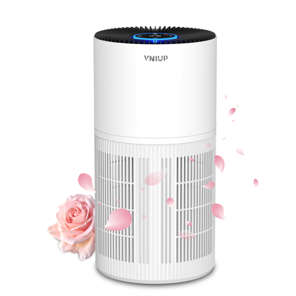 VNIUP® ZQA-6000A Air Purifier with PM2.5 Sensor, Filters Pet Hair, Odors, Dust, Smoke and Pollen