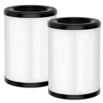 VNIUP® 2-Pack Replacement Filters for ZQA-6000A,  H14 HEPA and Activated Carbon