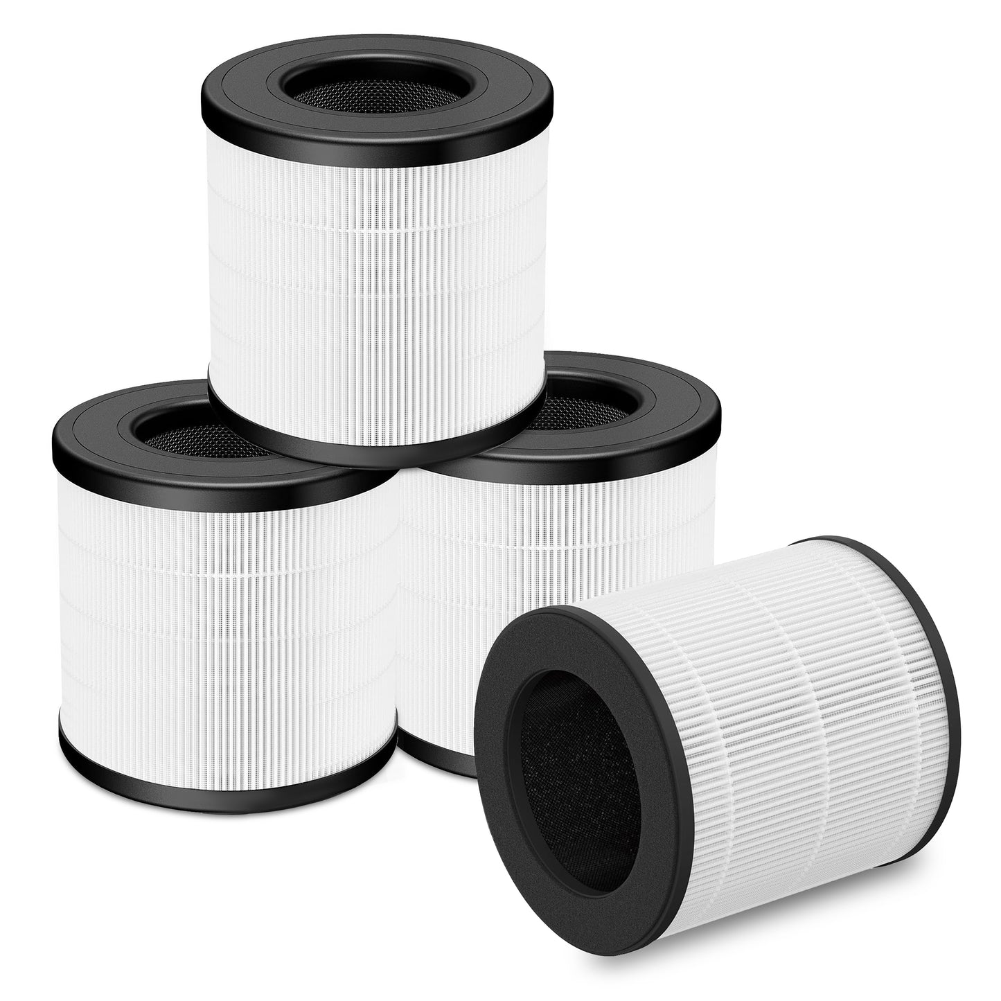 VNIUP® 2-Pack Replacement Filters for ZQA-6000A,  H14 HEPA and Activated Carbon